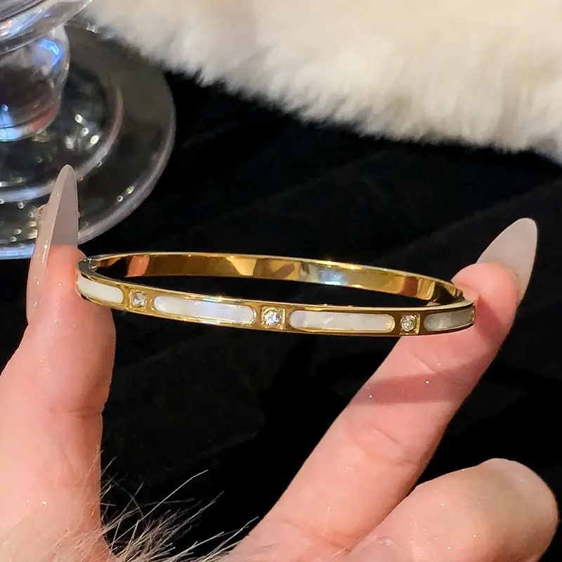 Non-Fading Titanium Steel Bracelet for Women