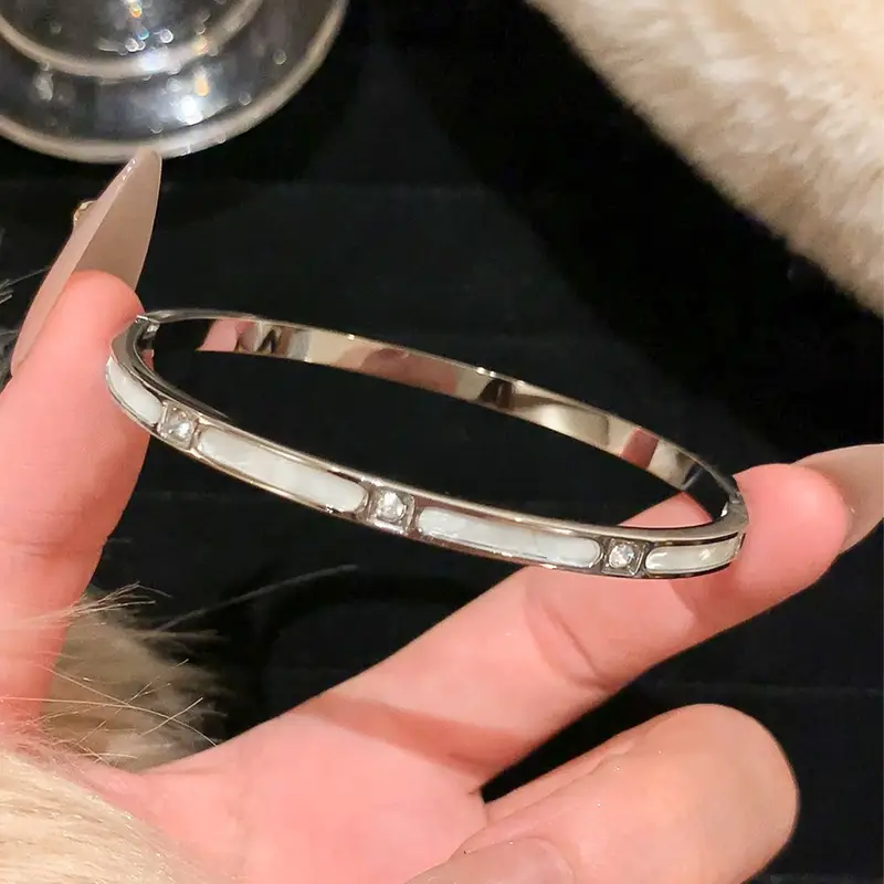 Non-Fading Titanium Steel Bracelet for Women