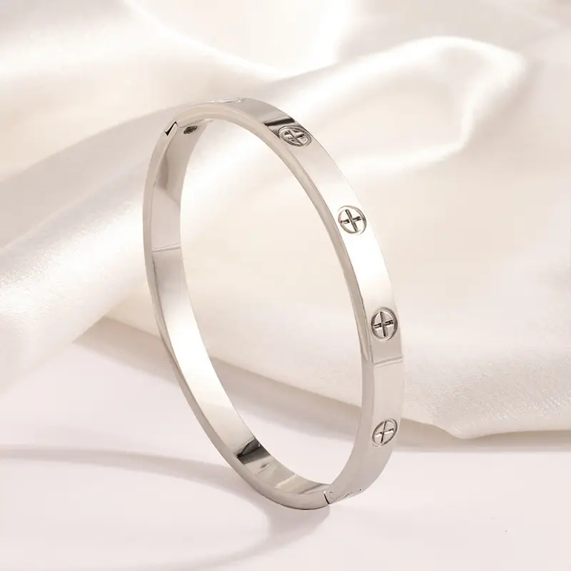 Non-Fading Titanium Steel Bracelet for Women