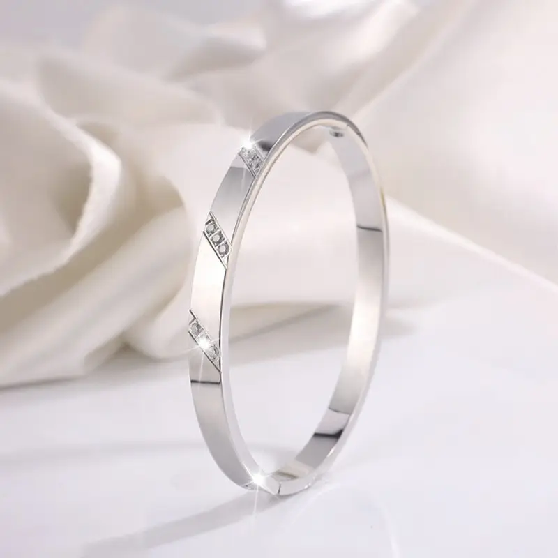 Non-Fading Titanium Steel Bracelet for Women