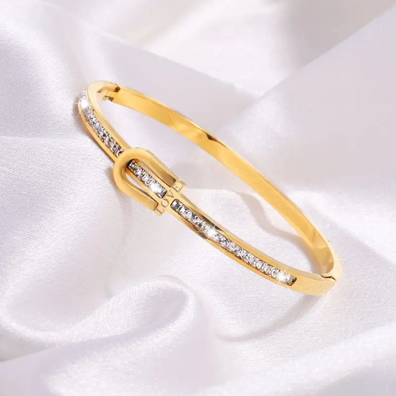 Non-Fading Titanium Steel Bracelet for Women
