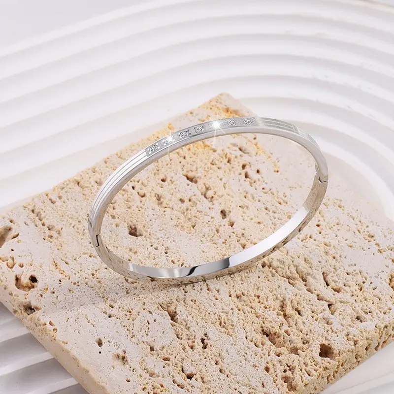 Non-Fading Titanium Steel Bracelet for Women