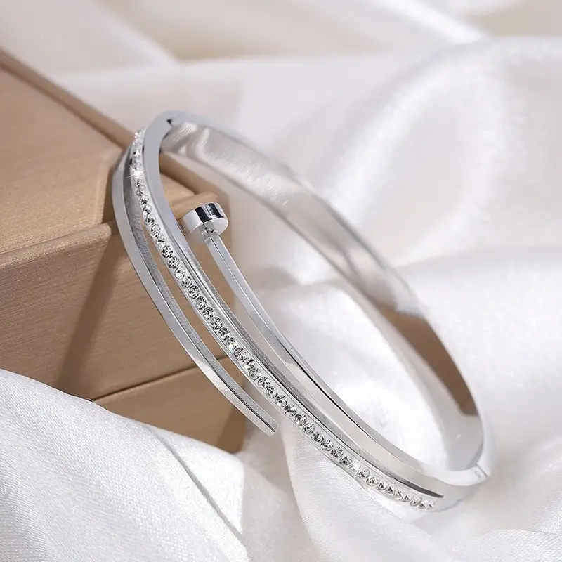 Non-Fading Titanium Steel Bracelet for Women