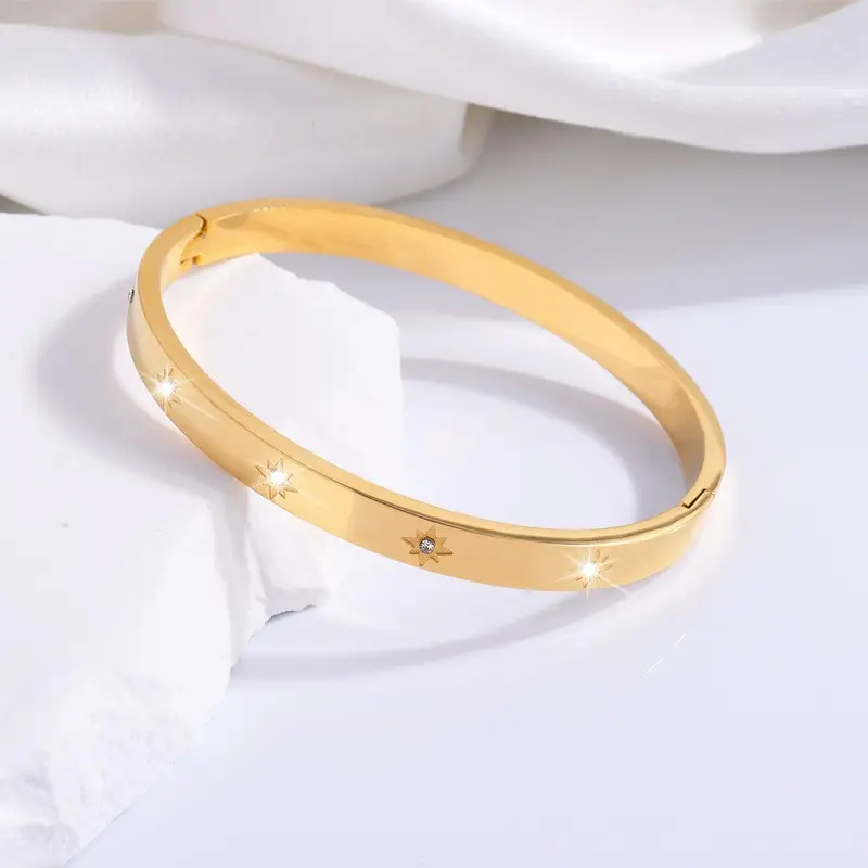 Non-Fading Titanium Steel Bracelet for Women
