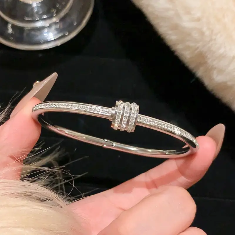 Non-Fading Titanium Steel Bracelet for Women
