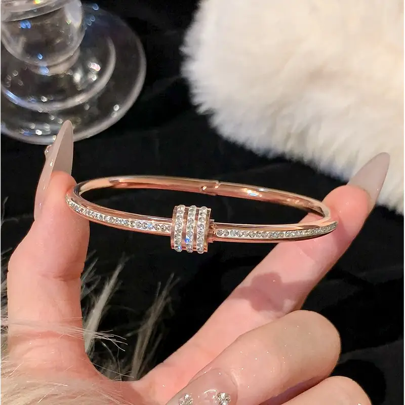 Non-Fading Titanium Steel Bracelet for Women