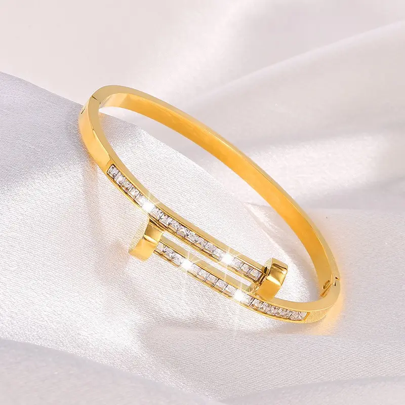 Non-Fading Titanium Steel Bracelet for Women