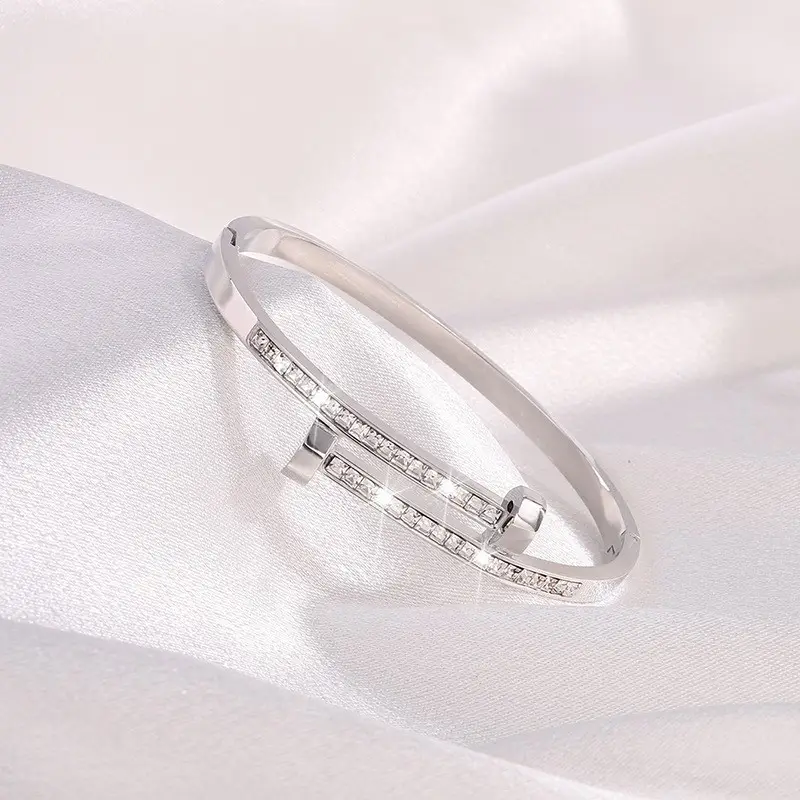 Non-Fading Titanium Steel Bracelet for Women