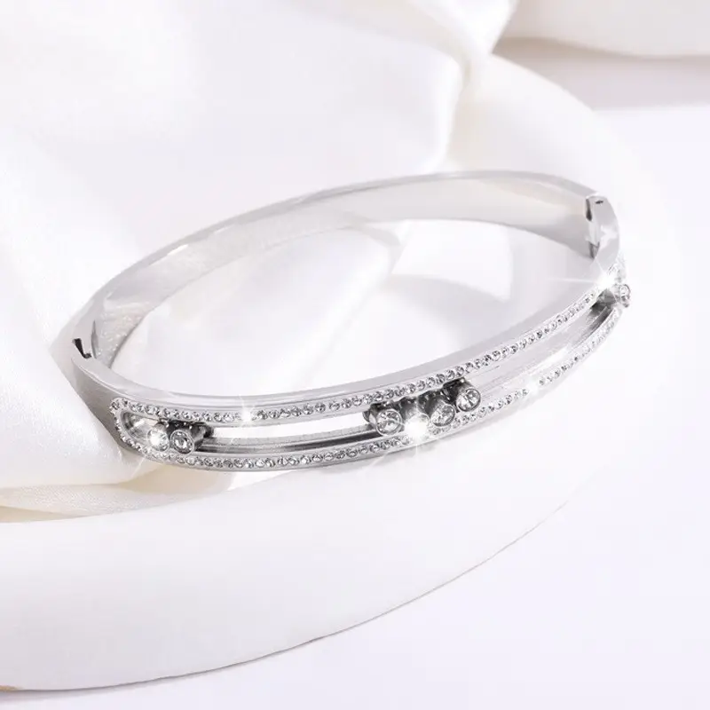 Non-Fading Titanium Steel Bracelet for Women