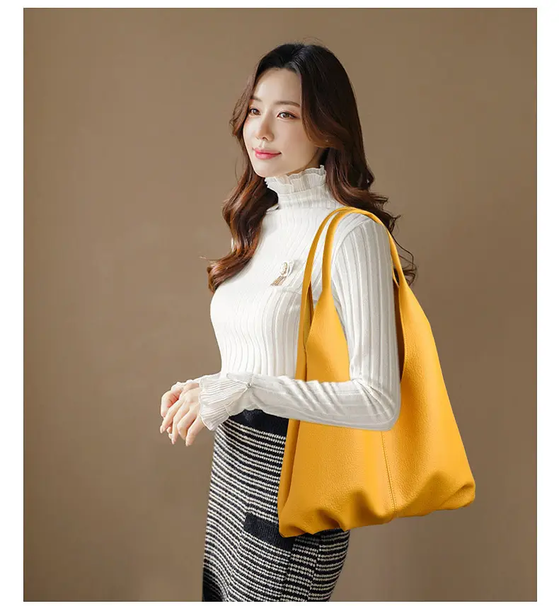 Black PU Leather Crossbody Bag for Women Large Capacity — feature 14