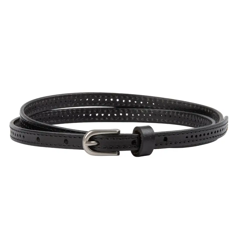 Women's Vintage Cowhide Belt with Cowboy Group - Image 13