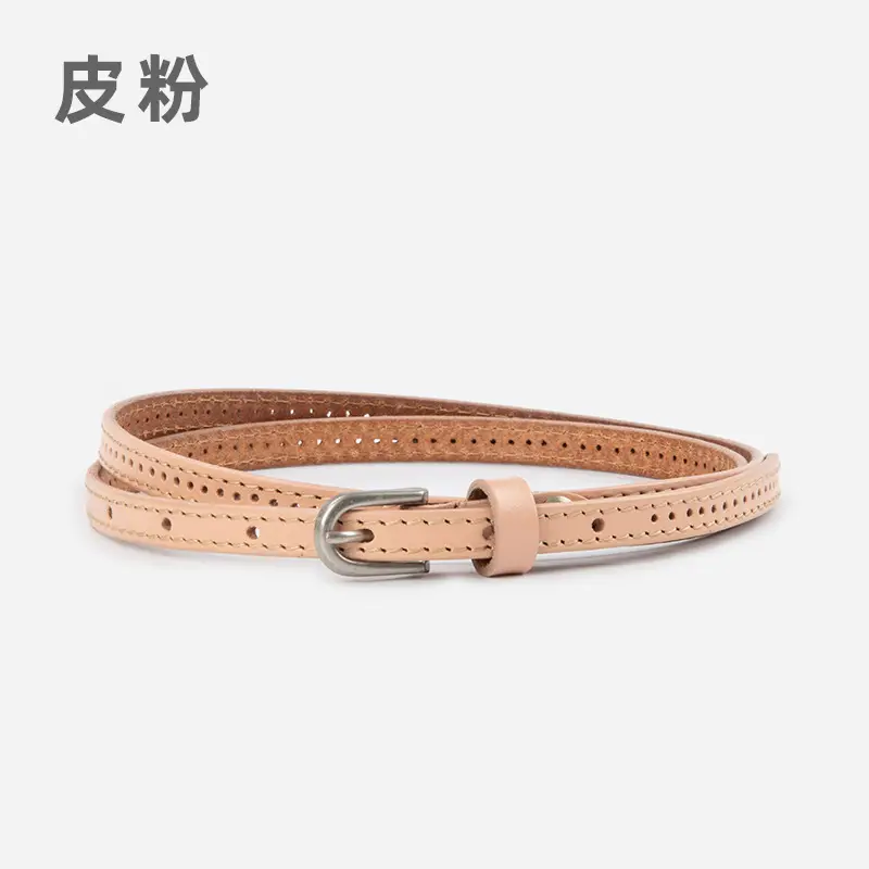 Women's Vintage Cowhide Belt with Cowboy Group - Image 5