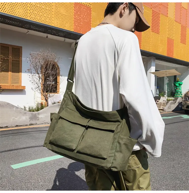 New Japanese Style Large Capacity Black Shoulder Bag — feature 11
