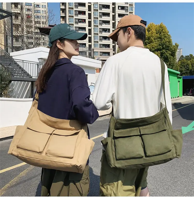 New Japanese Style Large Capacity Black Shoulder Bag — feature 17