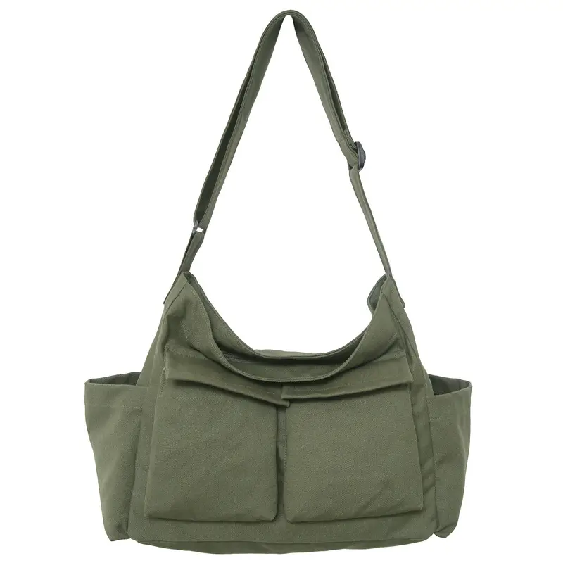 New Japanese Style Large Capacity Black Shoulder Bag - Image 5