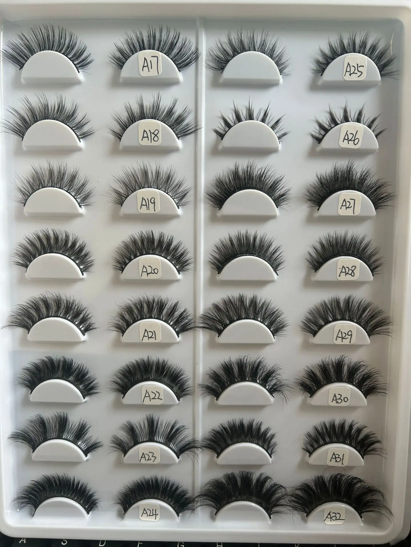 3D Chemical Fiber False Eyelashes 20 Pairs Flat Curling — feature 2