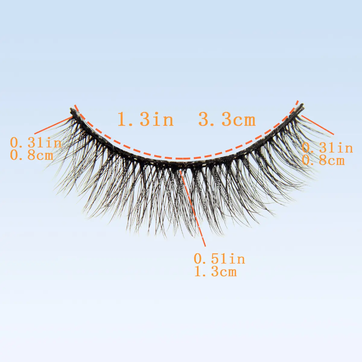 3D Chemical Fiber False Eyelashes 20 Pairs Flat Curling — feature 25