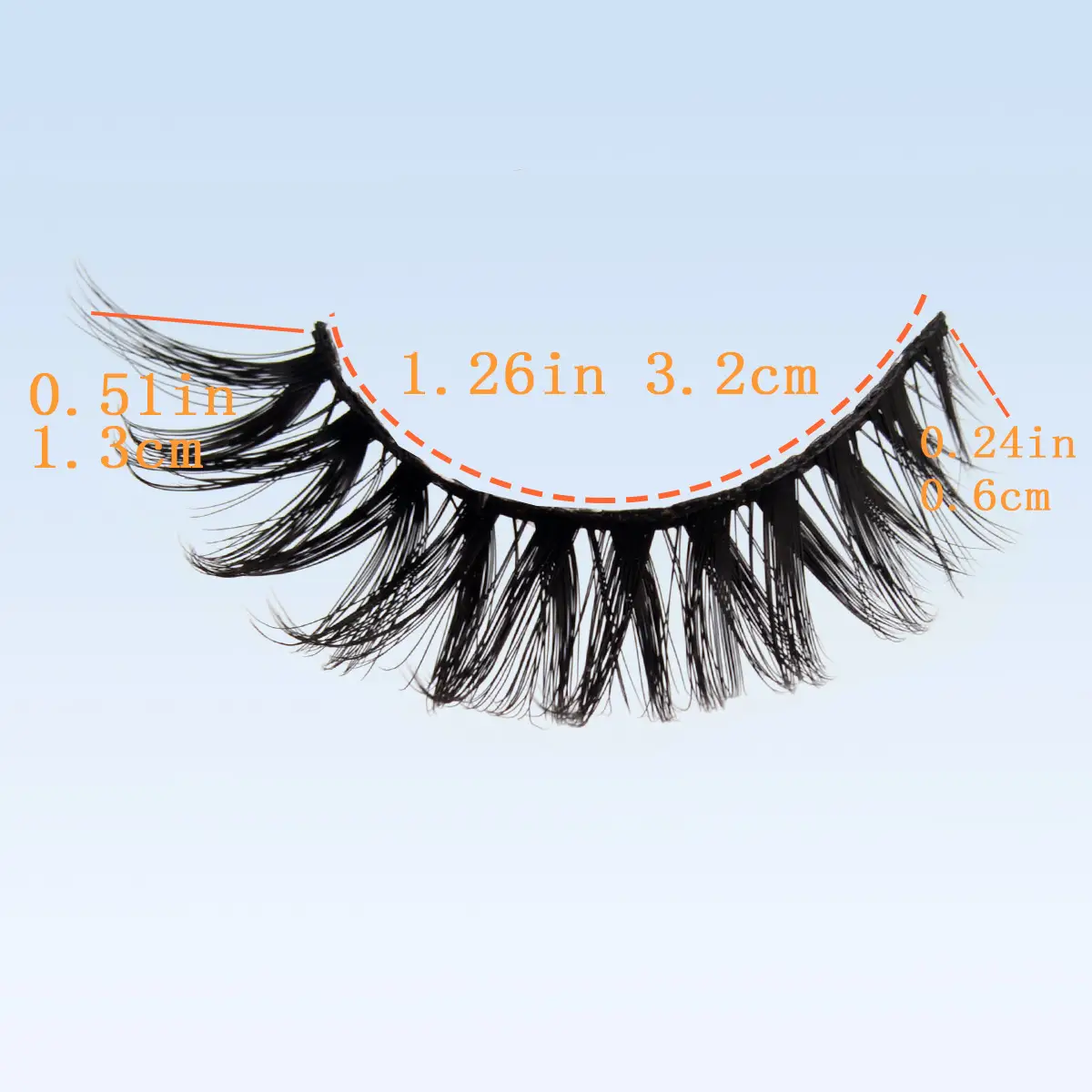 3D Chemical Fiber False Eyelashes 20 Pairs Flat Curling — feature 27