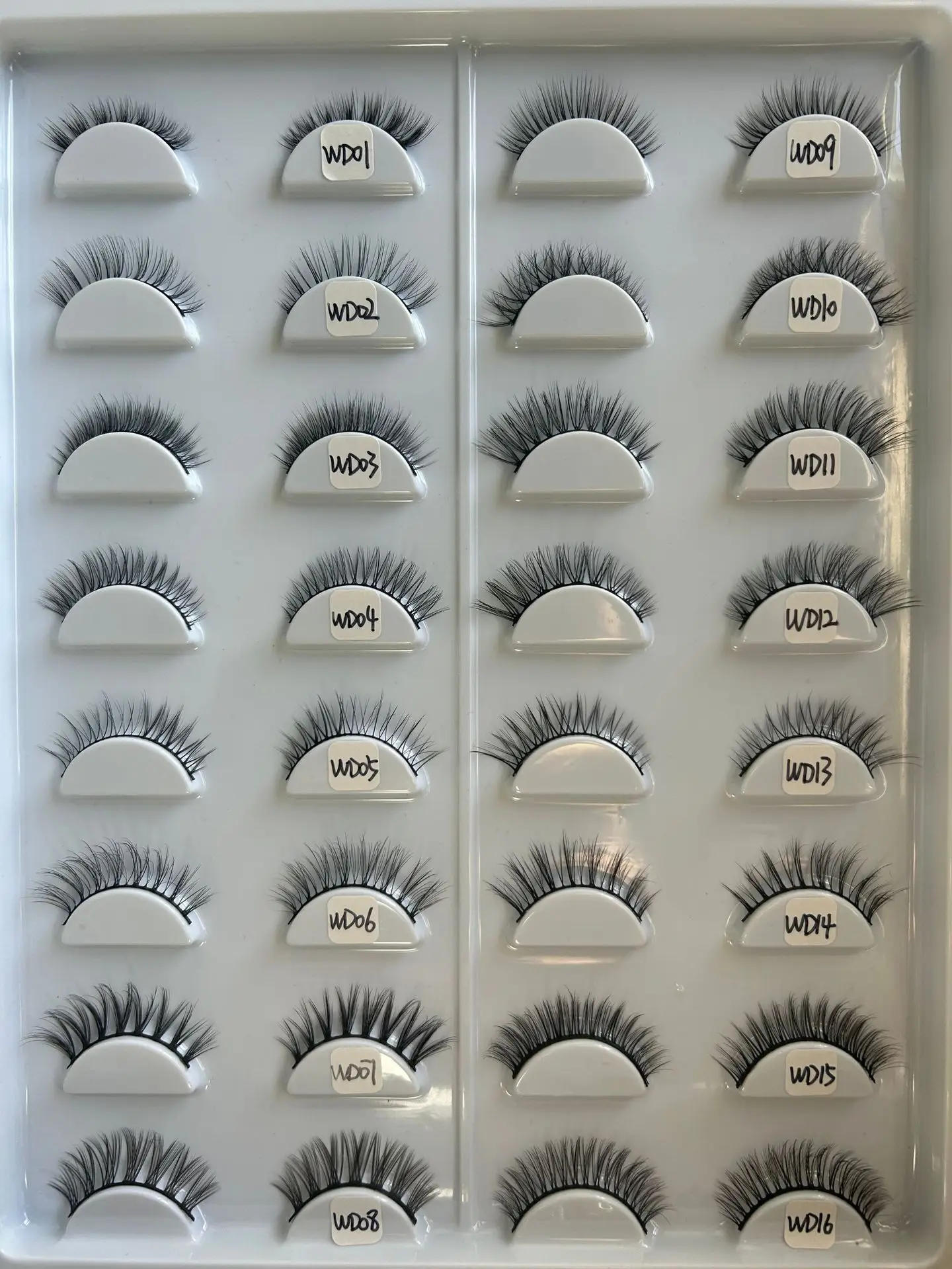 3D Chemical Fiber False Eyelashes 20 Pairs Flat Curling — feature 3