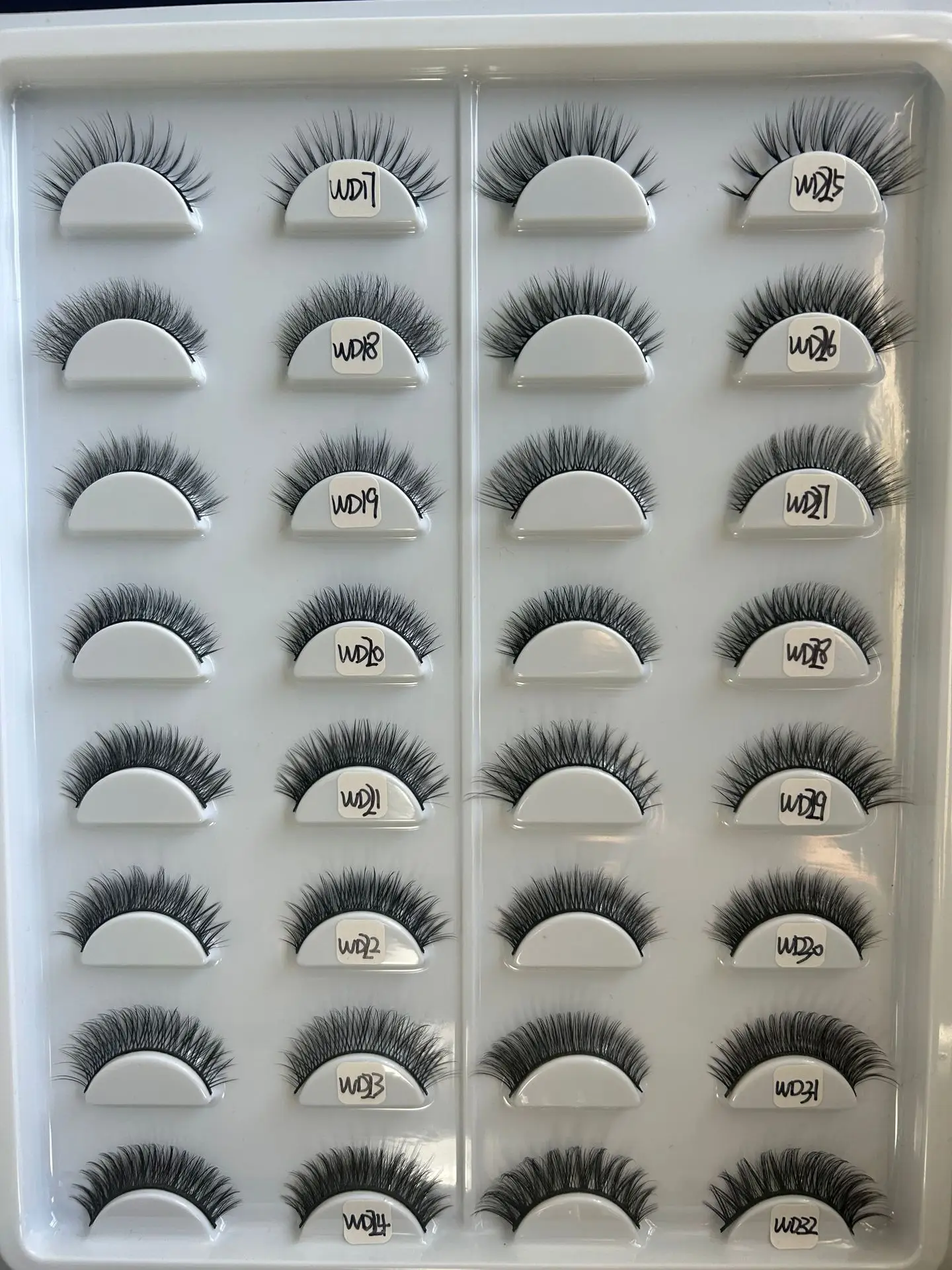 3D Chemical Fiber False Eyelashes 20 Pairs Flat Curling — feature 4