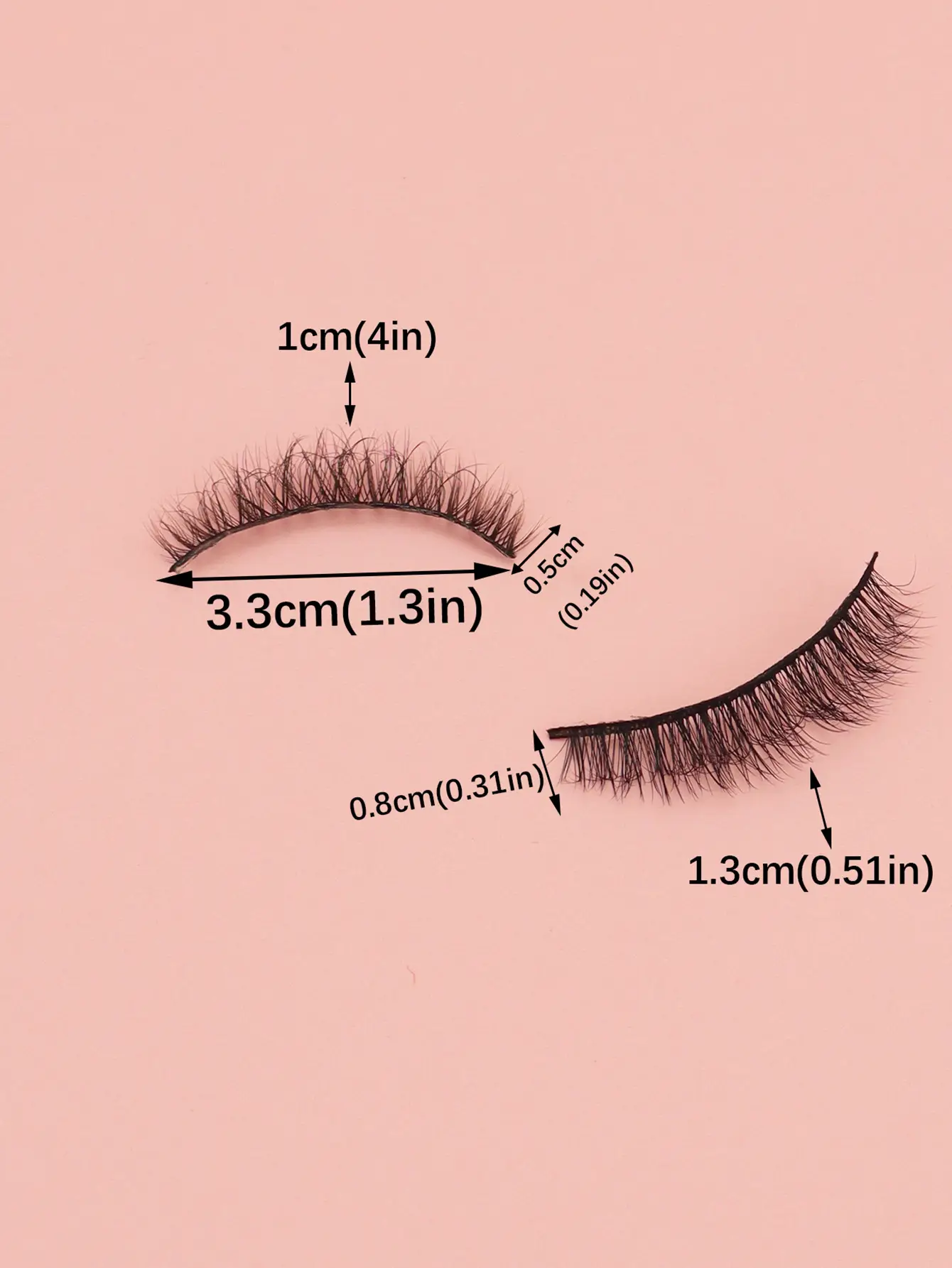 3D Chemical Fiber False Eyelashes 20 Pairs Flat Curling — feature 45