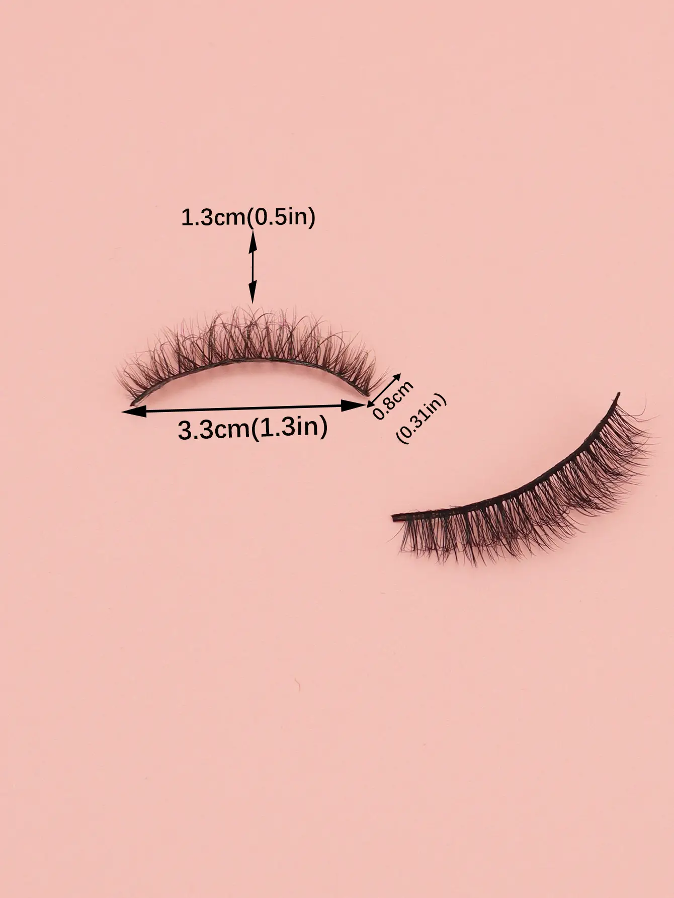 3D Chemical Fiber False Eyelashes 20 Pairs Flat Curling — feature 46