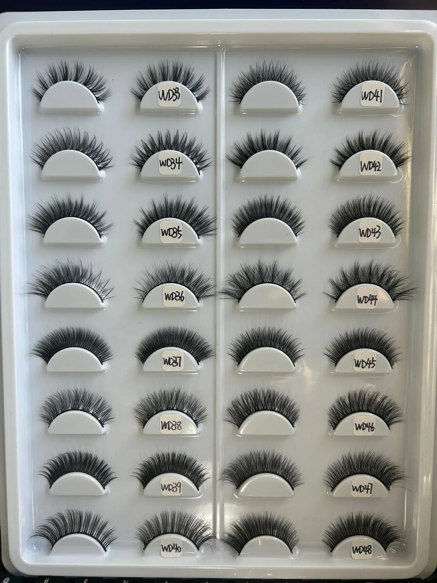 3D Chemical Fiber False Eyelashes 20 Pairs Flat Curling — feature 5