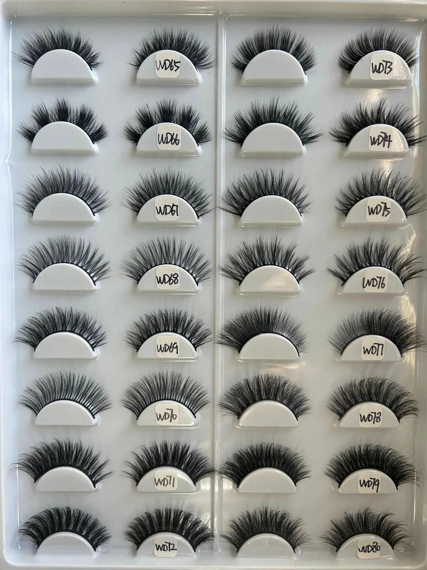 3D Chemical Fiber False Eyelashes 20 Pairs Flat Curling — feature 6