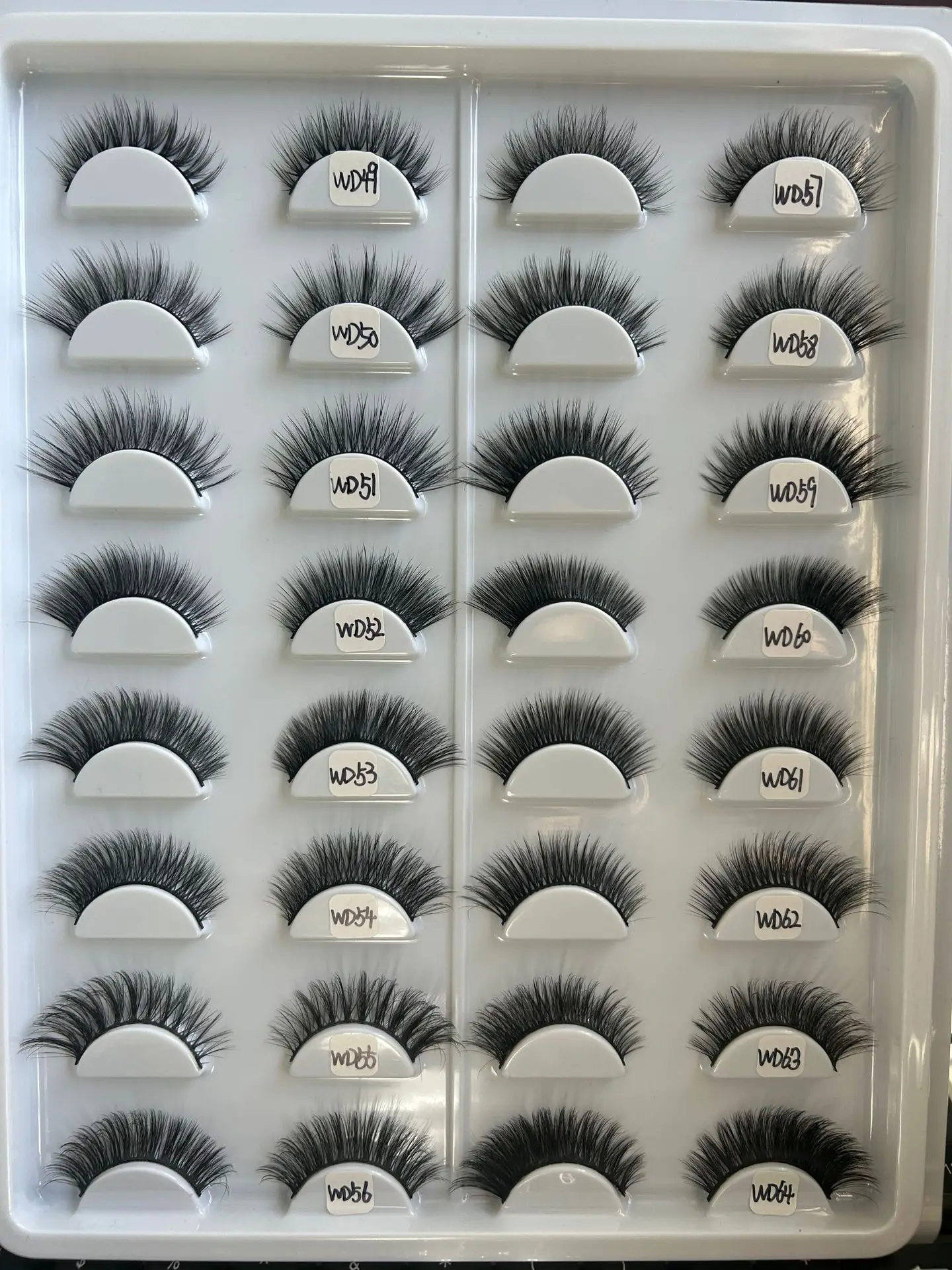 3D Chemical Fiber False Eyelashes 20 Pairs Flat Curling — feature 7