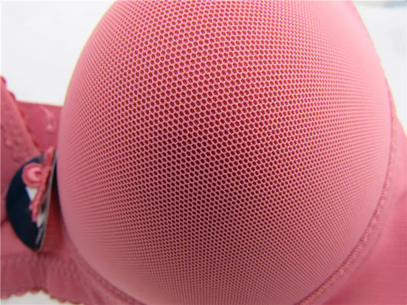 Explosive Yingchang 222 Middle-aged and Elderly Underwear Without Steel Rings Double Row Thin Solid Color B Cup Mesh Comfortable Breathable Bra