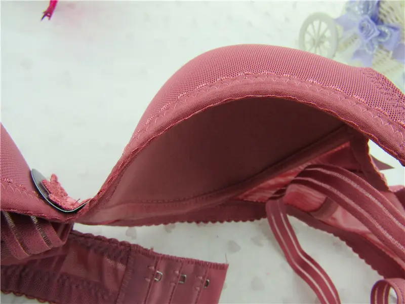 Explosive Yingchang 222 Middle-aged and Elderly Underwear Without Steel Rings Double Row Thin Solid Color B Cup Mesh Comfortable Breathable Bra