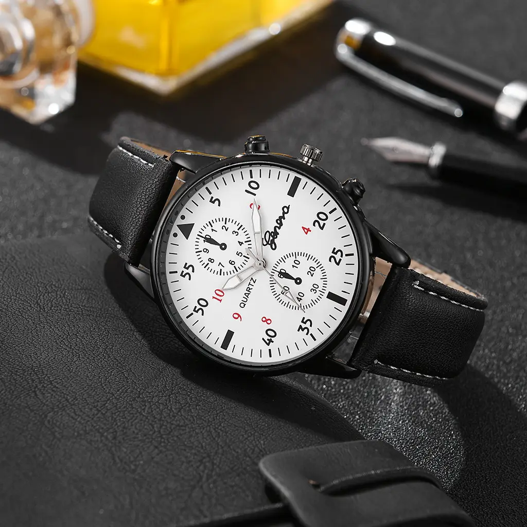 Cross-Border Foreign Trade Hot-Selling Men's All-Match Fashion Watch Foreign Trade Business Two-Eye Watch Factory Direct Sale — feature 10