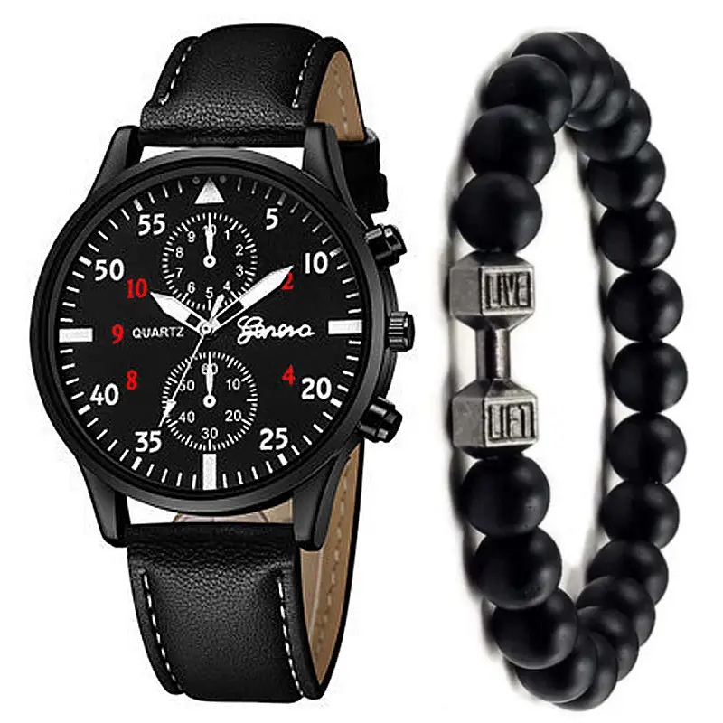Cross-Border Foreign Trade Hot-Selling Men's All-Match Fashion Watch Foreign Trade Business Two-Eye Watch Factory Direct Sale — feature 13