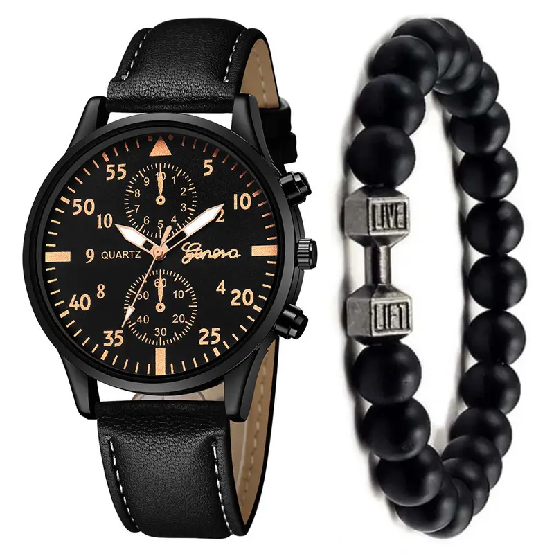 Cross-Border Foreign Trade Hot-Selling Men's All-Match Fashion Watch Foreign Trade Business Two-Eye Watch Factory Direct Sale — feature 15