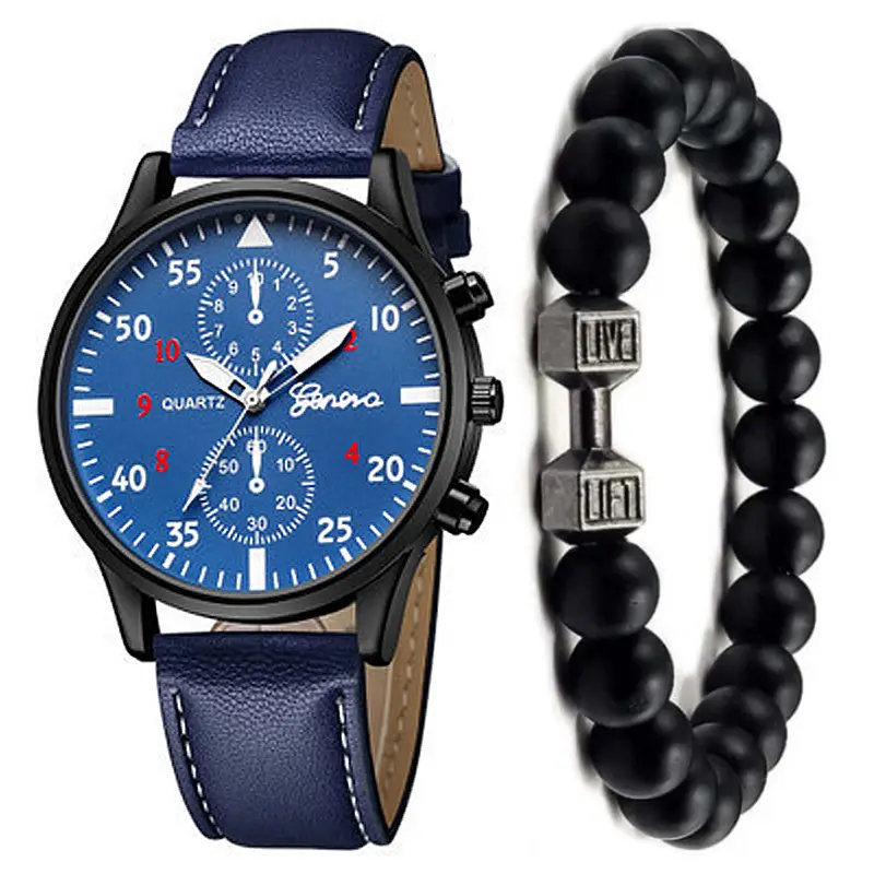 Cross-Border Foreign Trade Hot-Selling Men's All-Match Fashion Watch Foreign Trade Business Two-Eye Watch Factory Direct Sale — feature 19