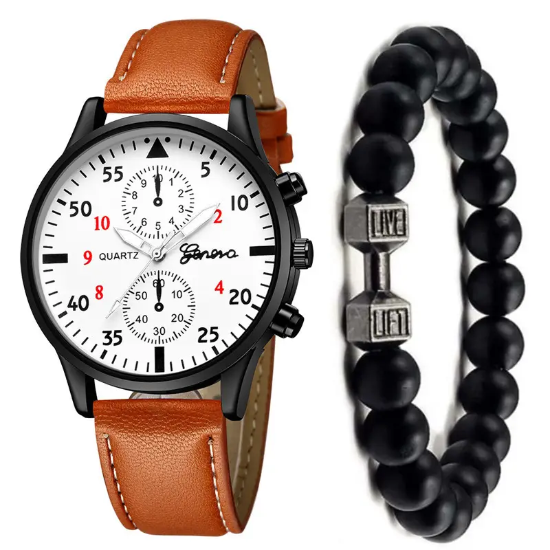 Cross-Border Foreign Trade Hot-Selling Men's All-Match Fashion Watch Foreign Trade Business Two-Eye Watch Factory Direct Sale — feature 25