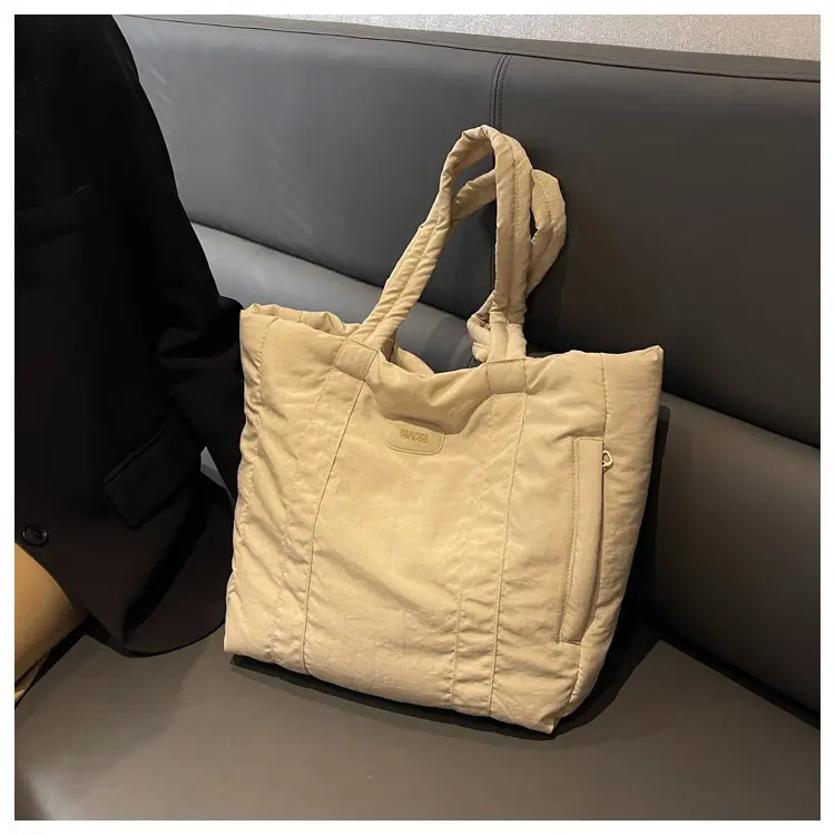 Black Canvas Tote Bag for Women Commuter Student — feature 26