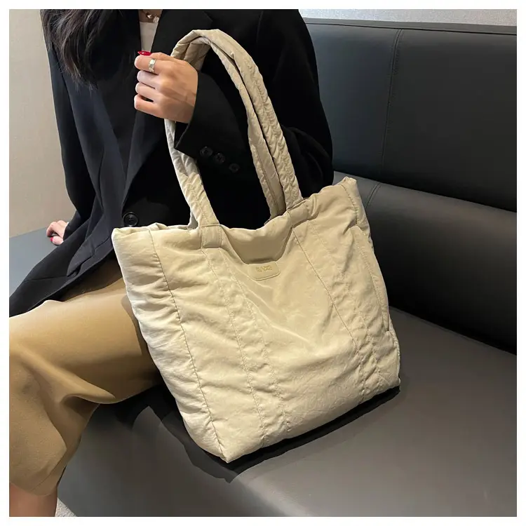 Black Canvas Tote Bag for Women Commuter Student — feature 27