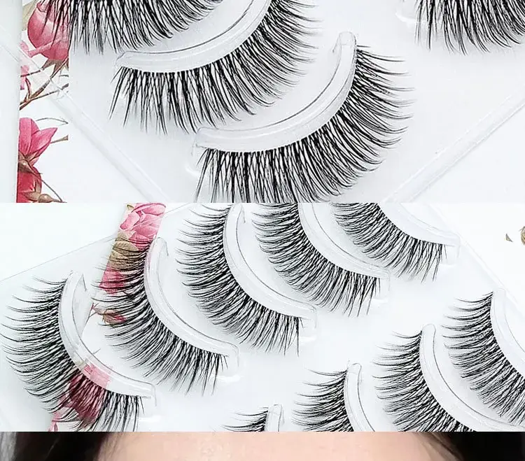 False Eyelashes Set for Natural Look 5 Pairs — feature 8