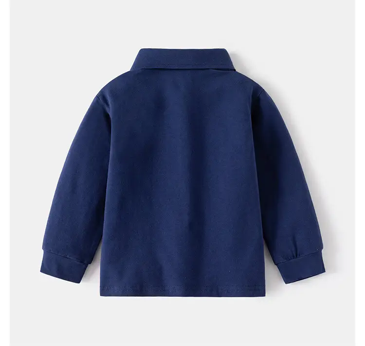 White Polo Shirt for Boys Long Sleeve 2025 — feature 10