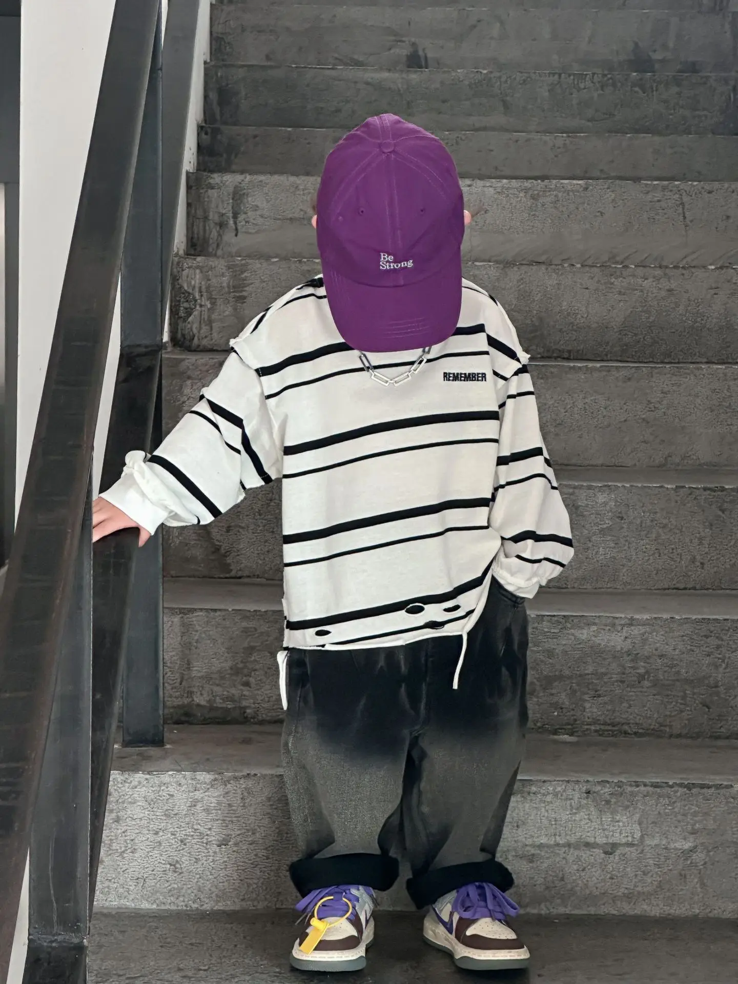 Kids Striped Long Sleeve T-Shirt Set for Boys 2026 - Image 5