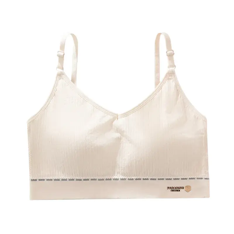 Vest Sports Underwear Female Older Children Student Junior High School Student Youth Development Period Girl Bra Autumn and Winter - Image 10