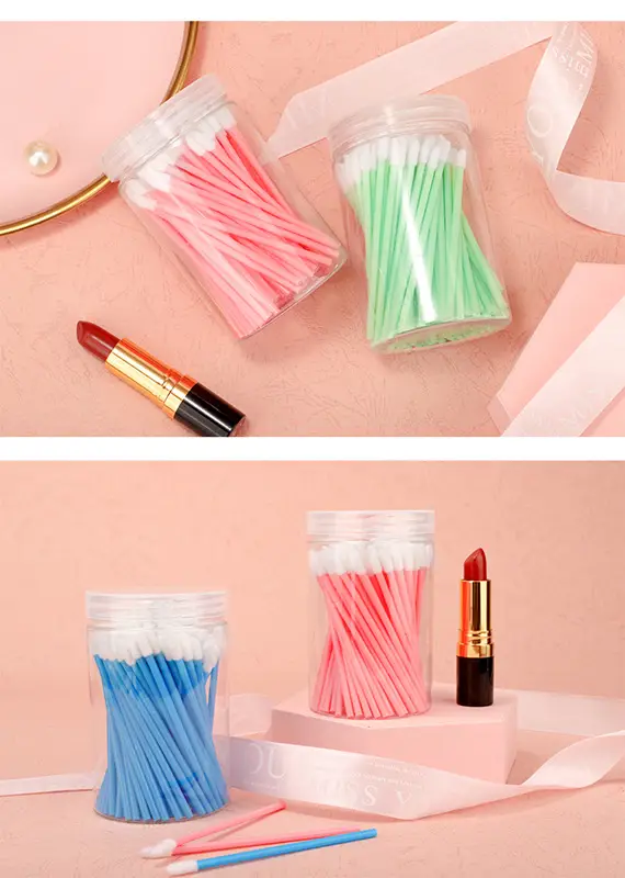 100pcs Disposable Lip Brush Stick Makeup Brush — feature 12