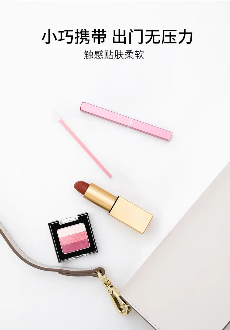 100pcs Disposable Lip Brush Stick Makeup Brush — feature 7