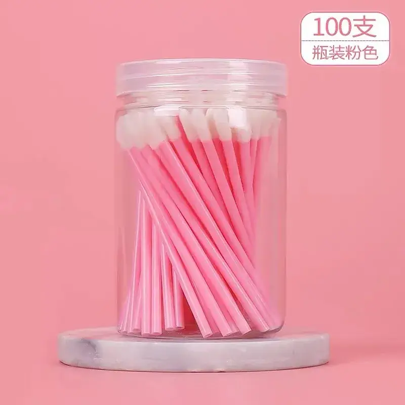 100pcs Disposable Lip Brush Stick Makeup Brush - Image 16
