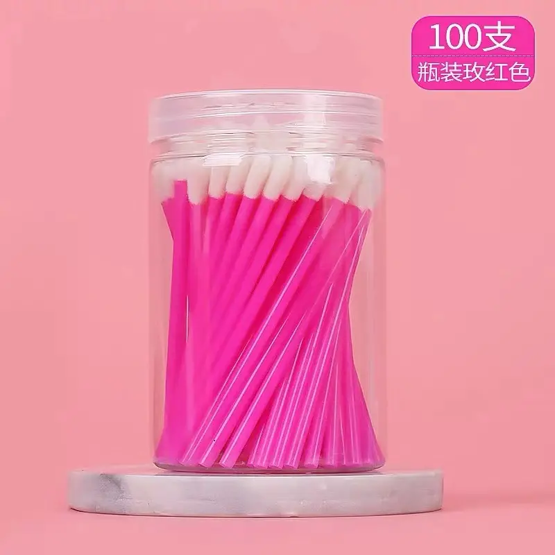 100pcs Disposable Lip Brush Stick Makeup Brush - Image 22