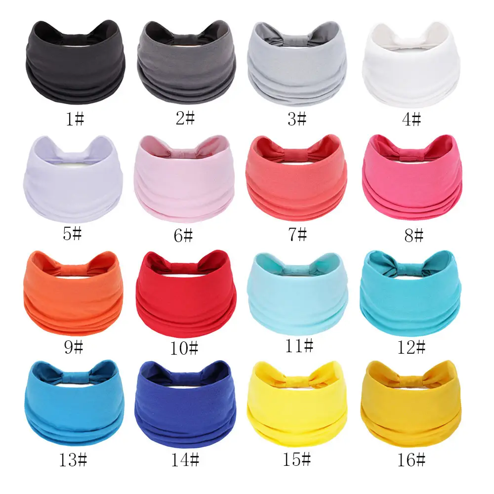 European and American bohemian sports hair band cashew yoga antiperspirant sweat absorbent elastic cotton headband women's headdress hair accessories — feature 1