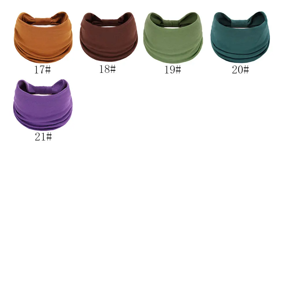 European and American bohemian sports hair band cashew yoga antiperspirant sweat absorbent elastic cotton headband women's headdress hair accessories — feature 2