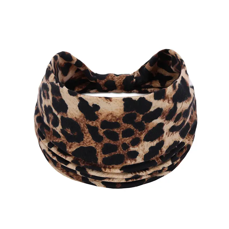 European and American bohemian sports hair band cashew yoga antiperspirant sweat absorbent elastic cotton headband women's headdress hair accessories - Image 26