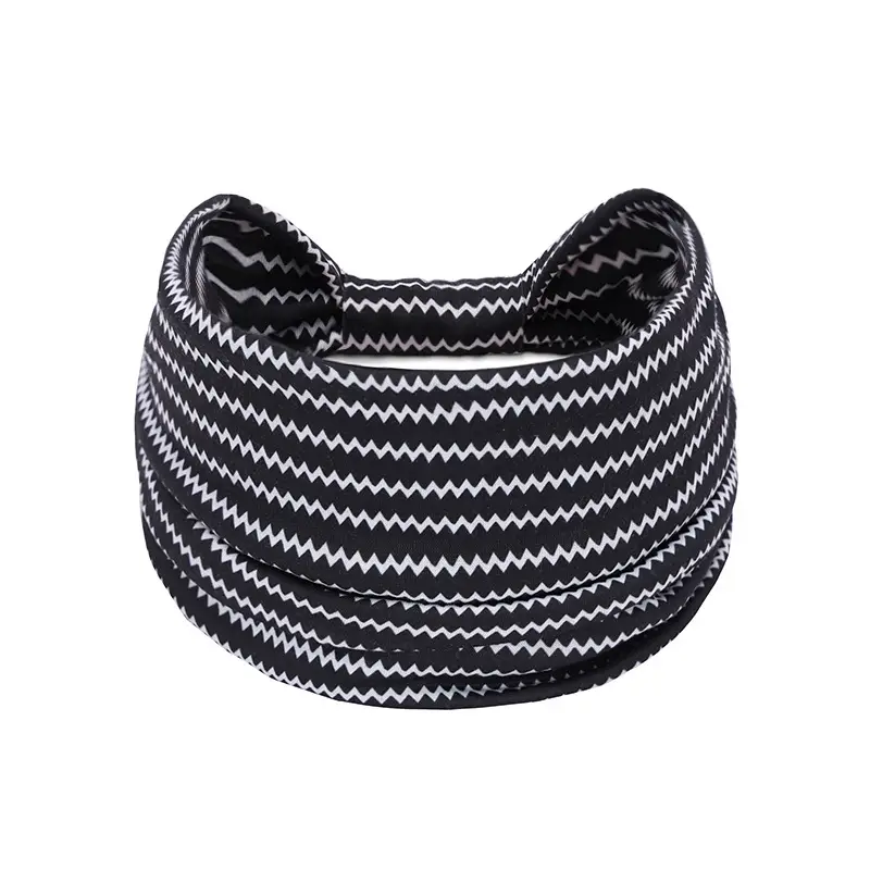 European and American bohemian sports hair band cashew yoga antiperspirant sweat absorbent elastic cotton headband women's headdress hair accessories - Image 34